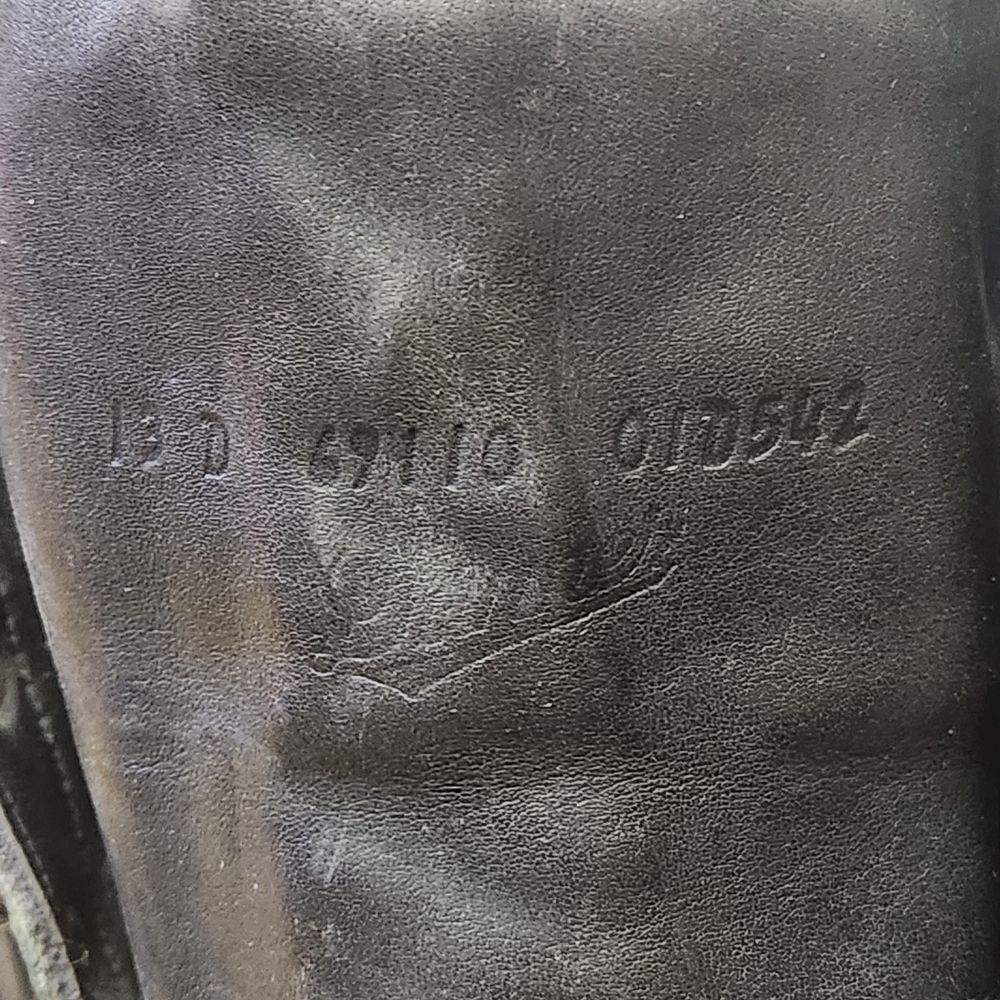 Vtg Danner Fort Lewis Boots 69110 Sz 13D Black Leather Gore-Tex Waterproof Work - Picture 16 of 16